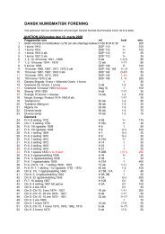 ,1 DANSK NUMISMATISK FORENING