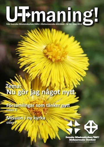 Nu gÃ¶r jag nÃ¥got nytt - Svenska Missionskyrkan