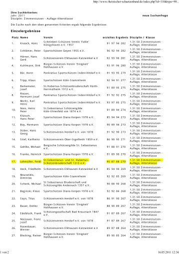 Einzelergebnisse http://www.rheinischer-schuetzenbund.de/index ...