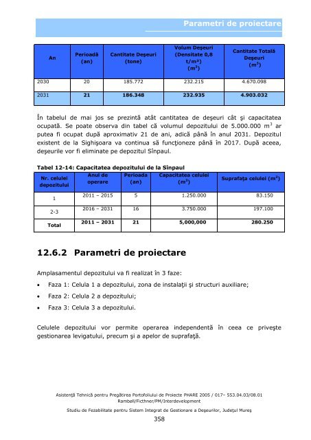 Studiu fezabilitate sistem gestionare deÅeuri - Consiliul JudeÅ£ean ...