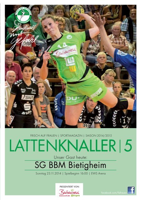 LATTENKNALLER|5 - GAST: SG BBM Bietigheim - 23.11.2014 - SAISON 2014/2015