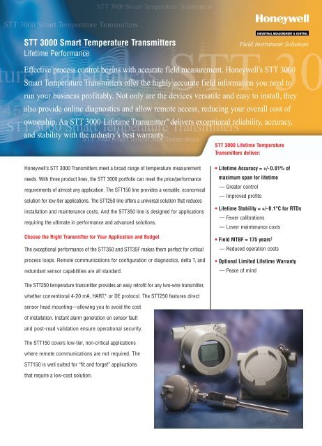 Smart Temperature Transmitter - Thermo-Kinetics