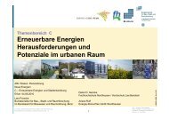 Erneuerbare Energien Herausforderungen und Potenziale im ... - ARL