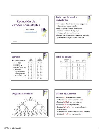 Reducción de estados equivalentes