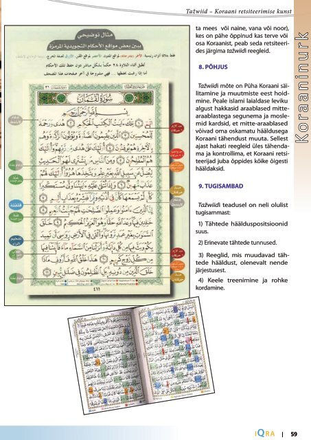 iqra EESTI MOSLEMITE KUUKIRI NR 28 DETSEMBER 2011 ... - Islam