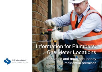 Information for Plumbers: Gas Meter Locations - SP AusNet