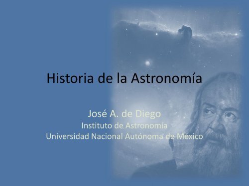 Historia de la Astronomía