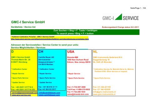 D - GMC-I Service GmbH