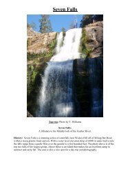 Seven Falls Hike and Swim - Feather River College