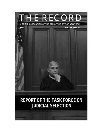 2003 Issue 3 - 4 - New York City Bar Association