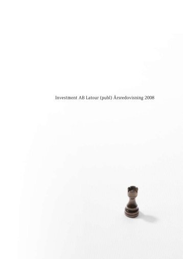 Investment AB Latour (publ) Ãrsredovisning 2008