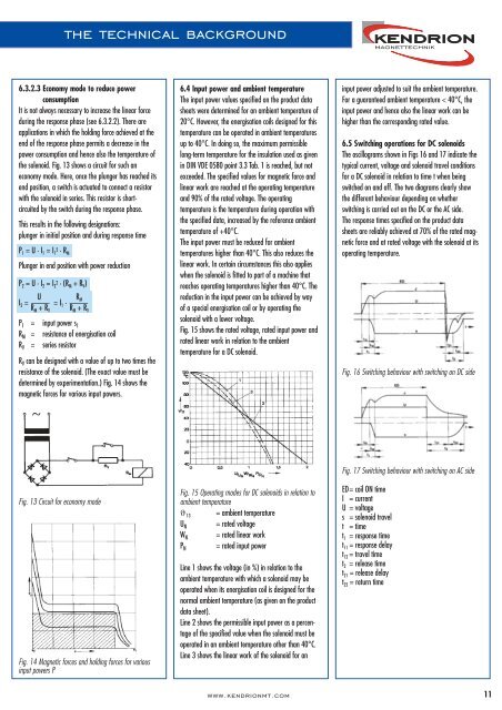 Tech. Explanations - Kendrion Binder