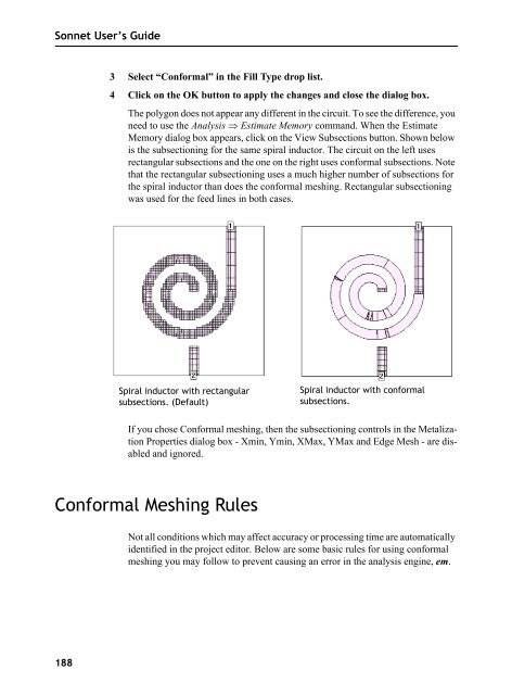 Sonnet User's Guide - Sonnet Software