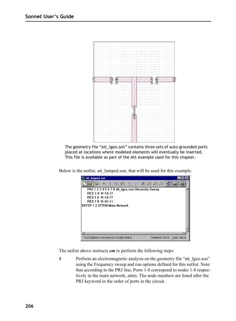 Sonnet User's Guide - Sonnet Software