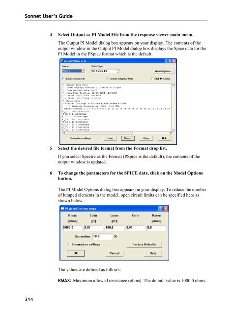 Sonnet User's Guide - Sonnet Software