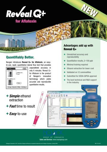 Reveal Q+ Aflatoxin Procedure - NOACK