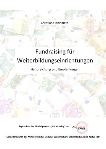 Fundraising - Landesarbeitsgemeinschaft anderes lernen