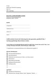 Bauvollendungsmeldung - Freigabe (PDF 26,5 KB) - Langenegg