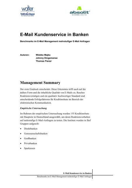 1 Ubersicht Der Anbieter Von E Mail Marketing Software