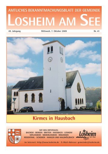i Die Tourist-Info  - Gemeinde Losheim am See