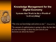 Knowledge Management for the Digital Economy - WWW Virtual ...