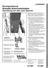 Versetzanleitung Schornsteinhalter - ais-online.de