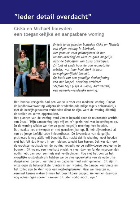 brochure levenslang wonen - Woon een leven lang