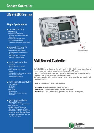 Genset Controller GNS-2500 Series