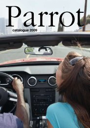 Catalogue PARROT - Car Systeme Diffusion