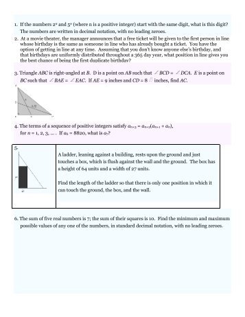 Test - Mu Alpha Theta