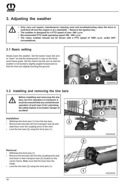 Operating Instructions No. 705-2 USA