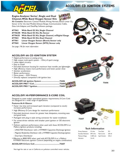 to download an Accel DFI product catalog - efisupply.com