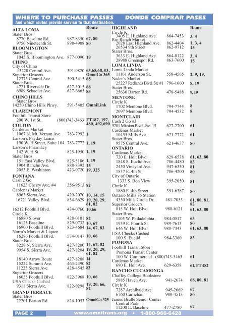 Bus Book, January 2013 issue - Omnitrans