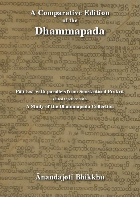 The Comparative Dhammapada - Ancient Buddhist Texts