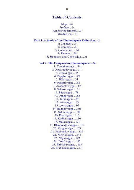 The Comparative Dhammapada - Ancient Buddhist Texts