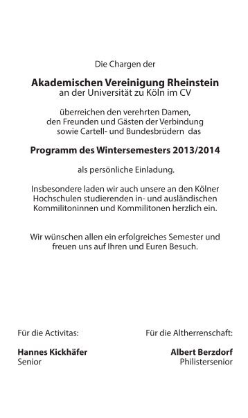 Programm WS2013_14 inclus_Foto.indd - AV Rheinstein zu Köln im ...