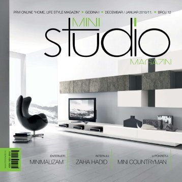 “MiniMalizaM” “zaha hadid” “Mini CountryMan” - Mini Studio Magazin