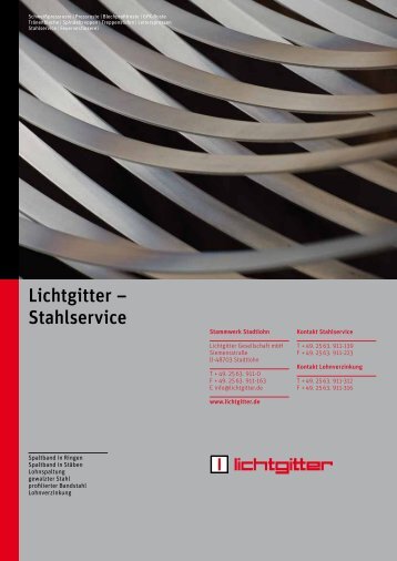 Lichtgitter – Stahlservice