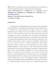 DifusÃ£o do uso de plantas medicinais com aÃ§Ã£o antiparasitÃ¡ria: uma ...