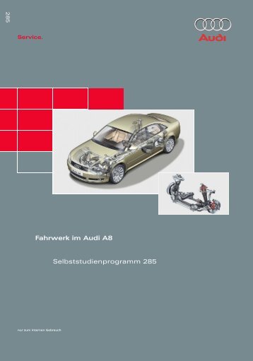285 Selbststudienprogramm 285 Fahrwerk im Audi ... - VolksPage.Net