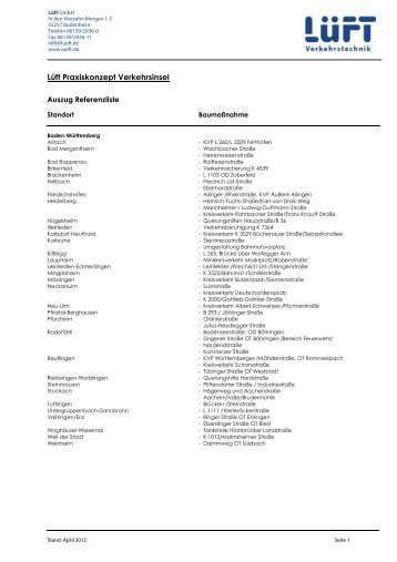 Referenzliste - lueft.de