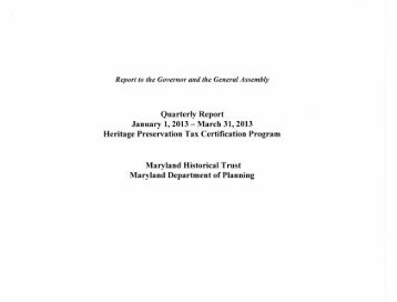 Quarterly Report January 1,2013 - March 31,2013 Heritage ...