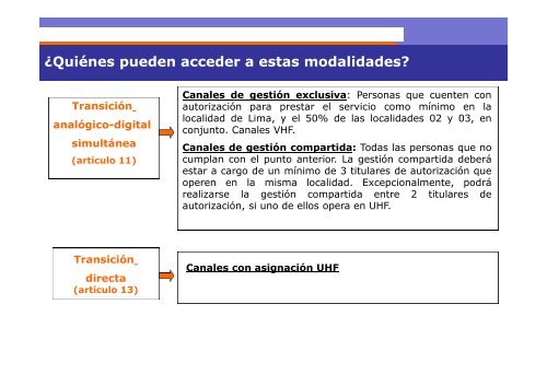 Limitaciones del Plan Maestro - Concortv