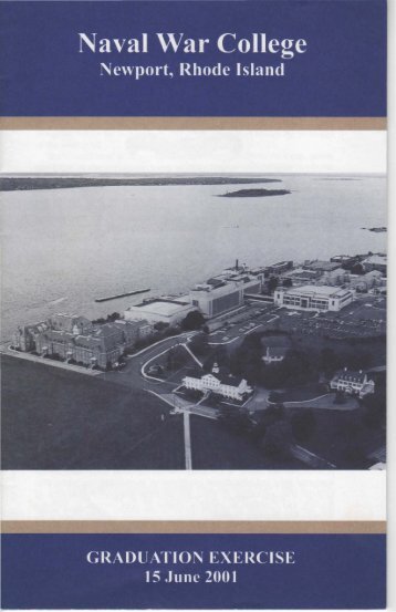 June 15, 2001 - US Naval War College