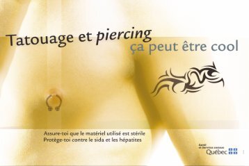 Tatouage et piercing, ca peut Ãªtre cool - Affiches