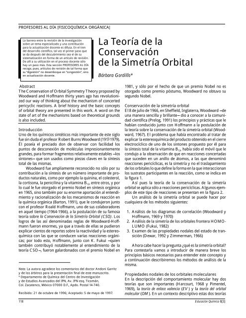 Educación Química, vol. 08, núm. 3 - Coordinación de Actualización ...