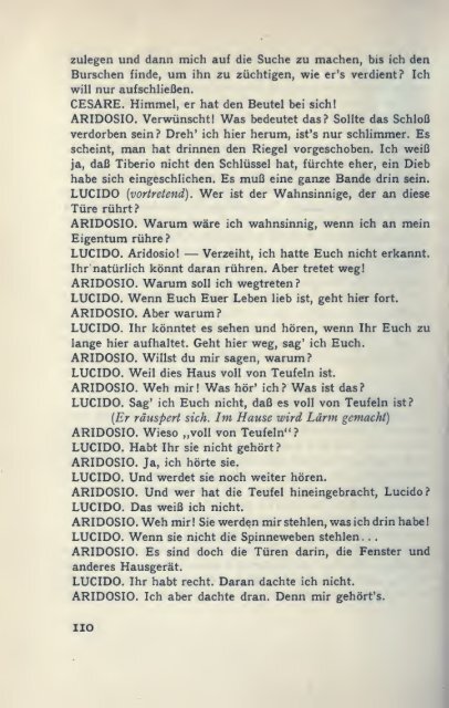 Drei italienische Lustspiele aus der Zeit der Renaissance