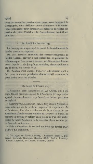 ProcÃ¨s-verbaux, 1671-1793; publiÃ©s pour la ... - Warburg Institute