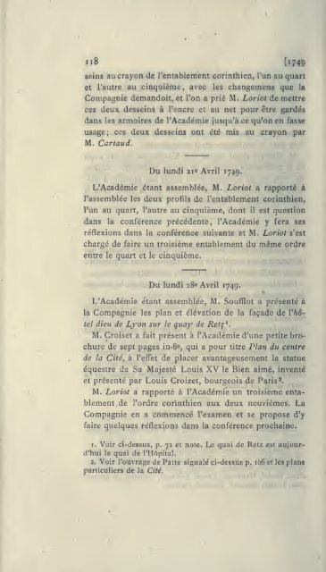 ProcÃ¨s-verbaux, 1671-1793; publiÃ©s pour la ... - Warburg Institute