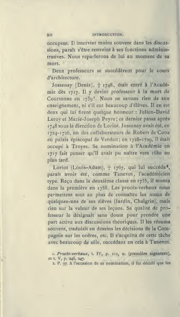 ProcÃ¨s-verbaux, 1671-1793; publiÃ©s pour la ... - Warburg Institute